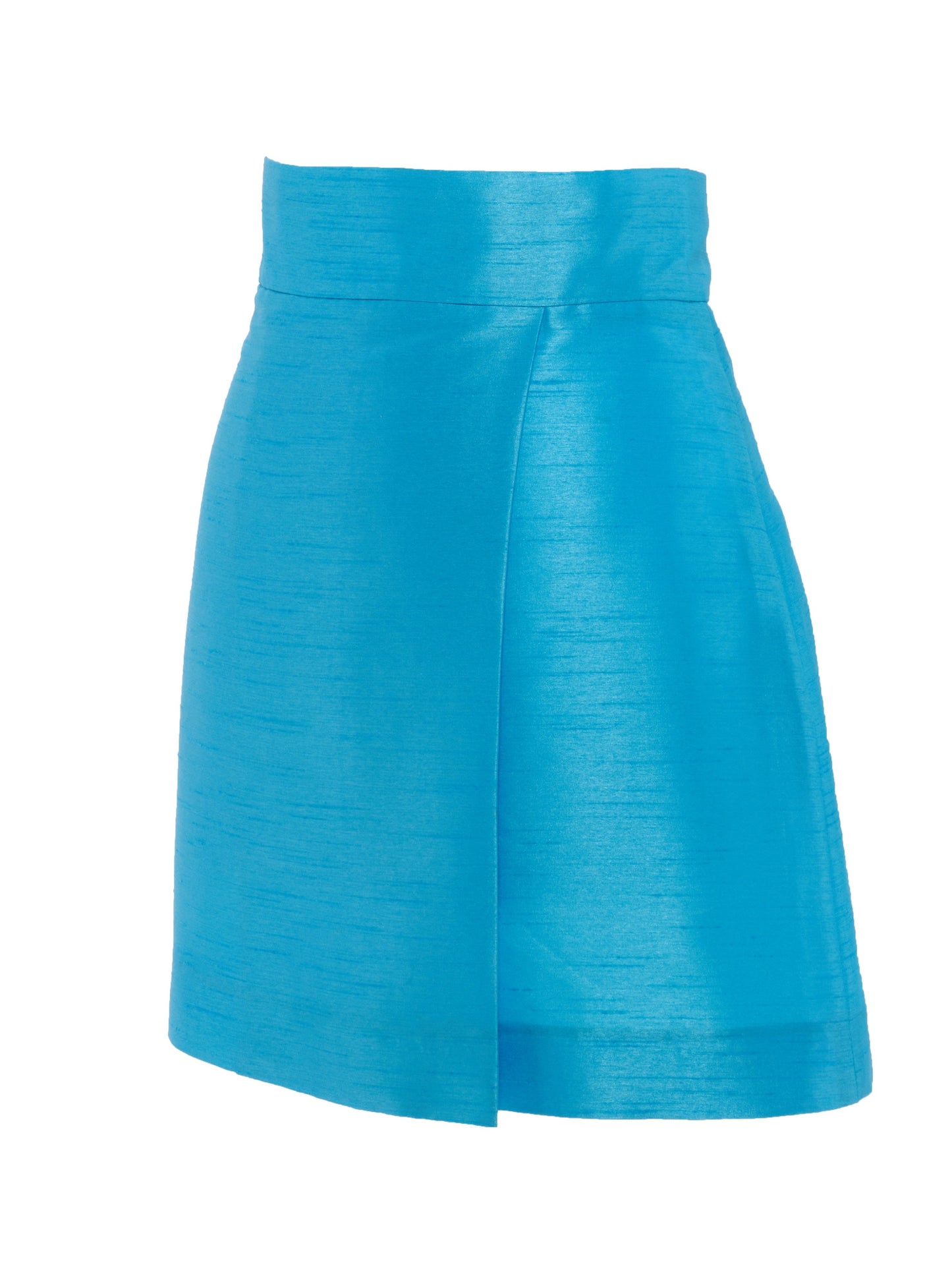 Victoria Sculptural Mini Blue Skirt