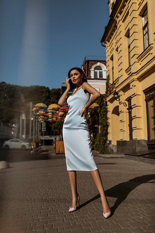 baby blue, baby blue dress, dress, dresses, MARLI Dresses Monaco London, Marli Dresses, dresses, dress monaco, monaco, marli monaco, marli dresses monaco