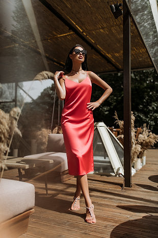 coral, coral marli, marli dress coral, MARLI Dresses Monaco London, Marli Dresses, dresses, dress monaco, monaco, marli monaco, marli dresses monaco