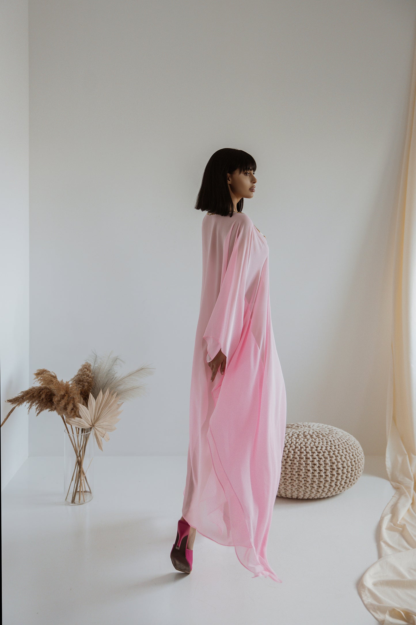 La Mare kaftan in Pink