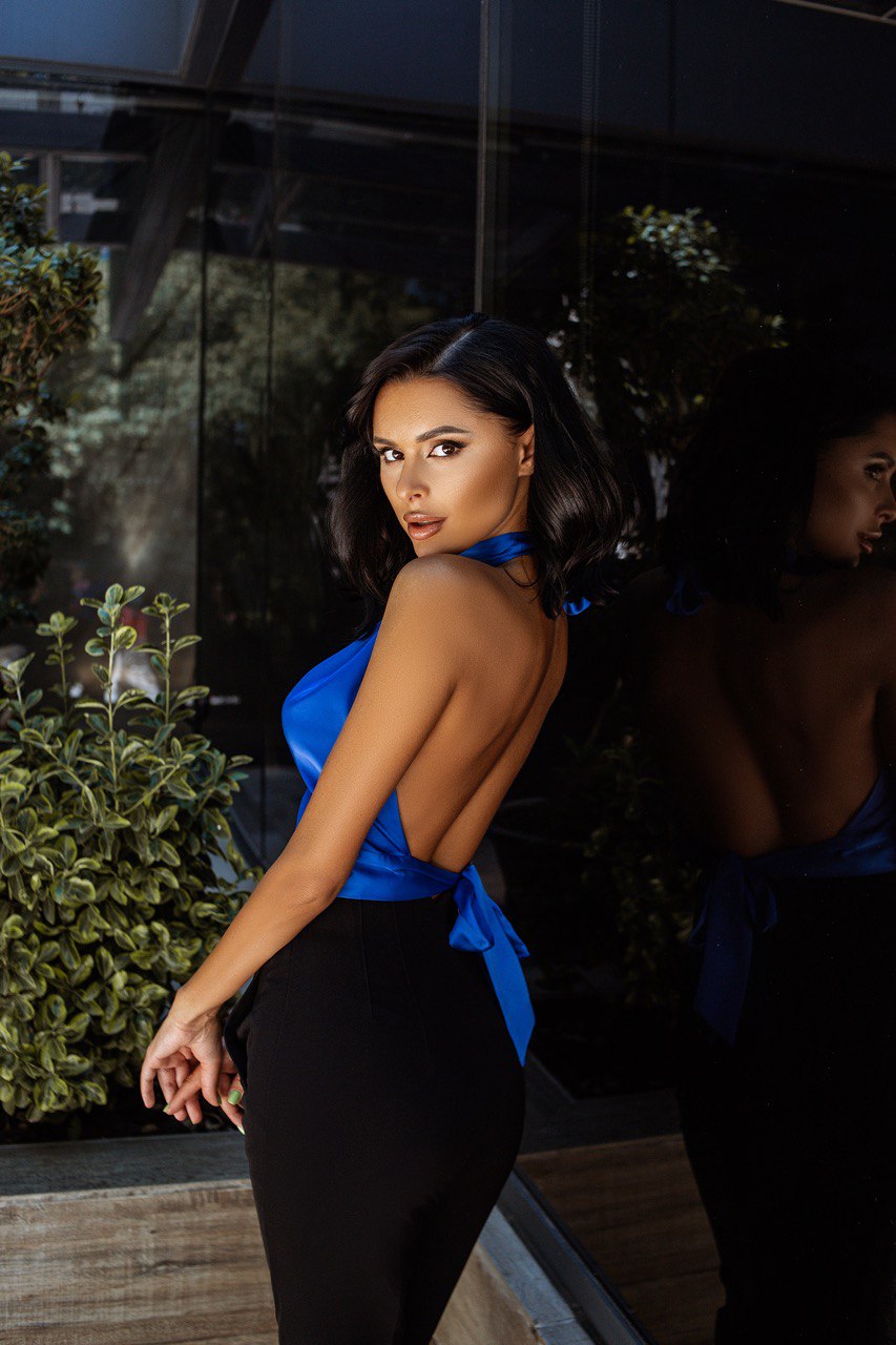 Electric Lily Backless top