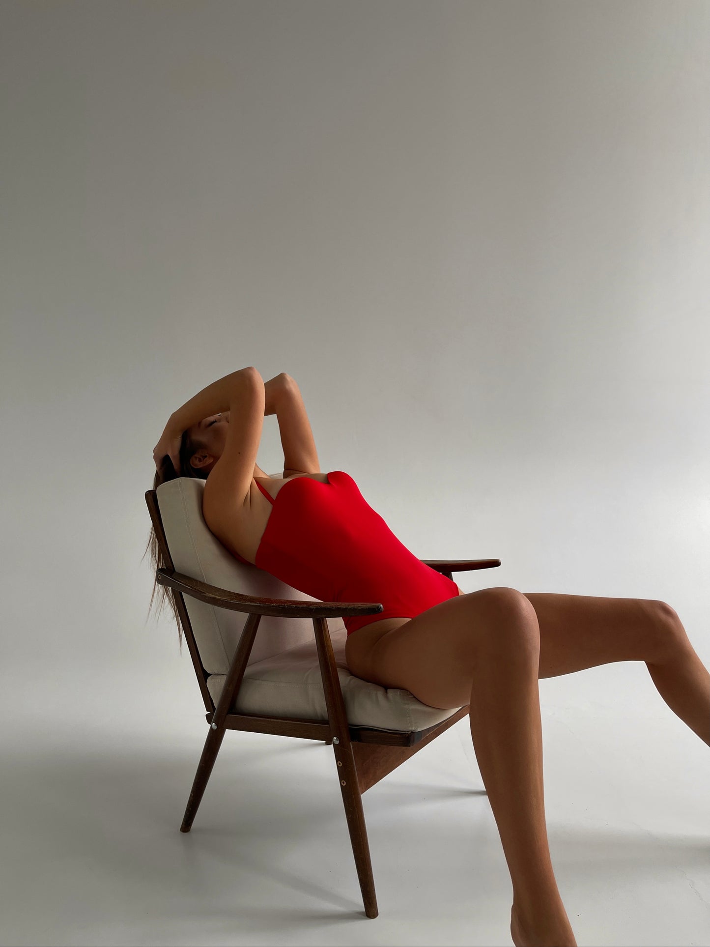 Victoria forming red string bodysuit: Shape Your Confidence with Style