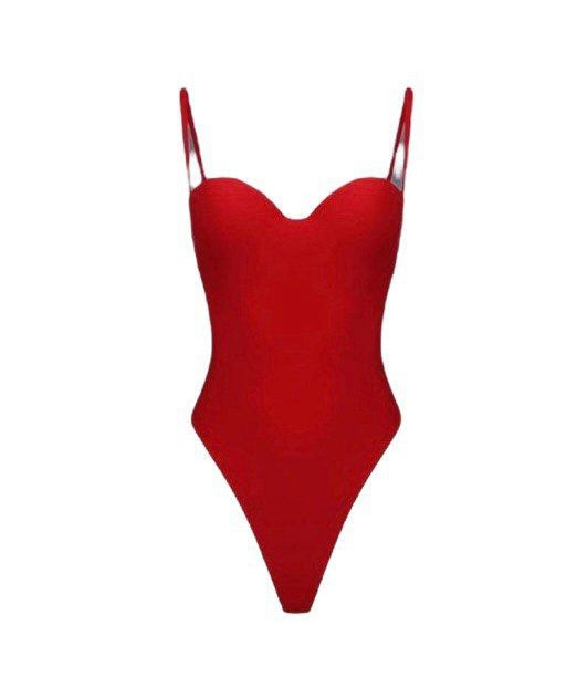 Victoria forming red string bodysuit: Shape Your Confidence with Style