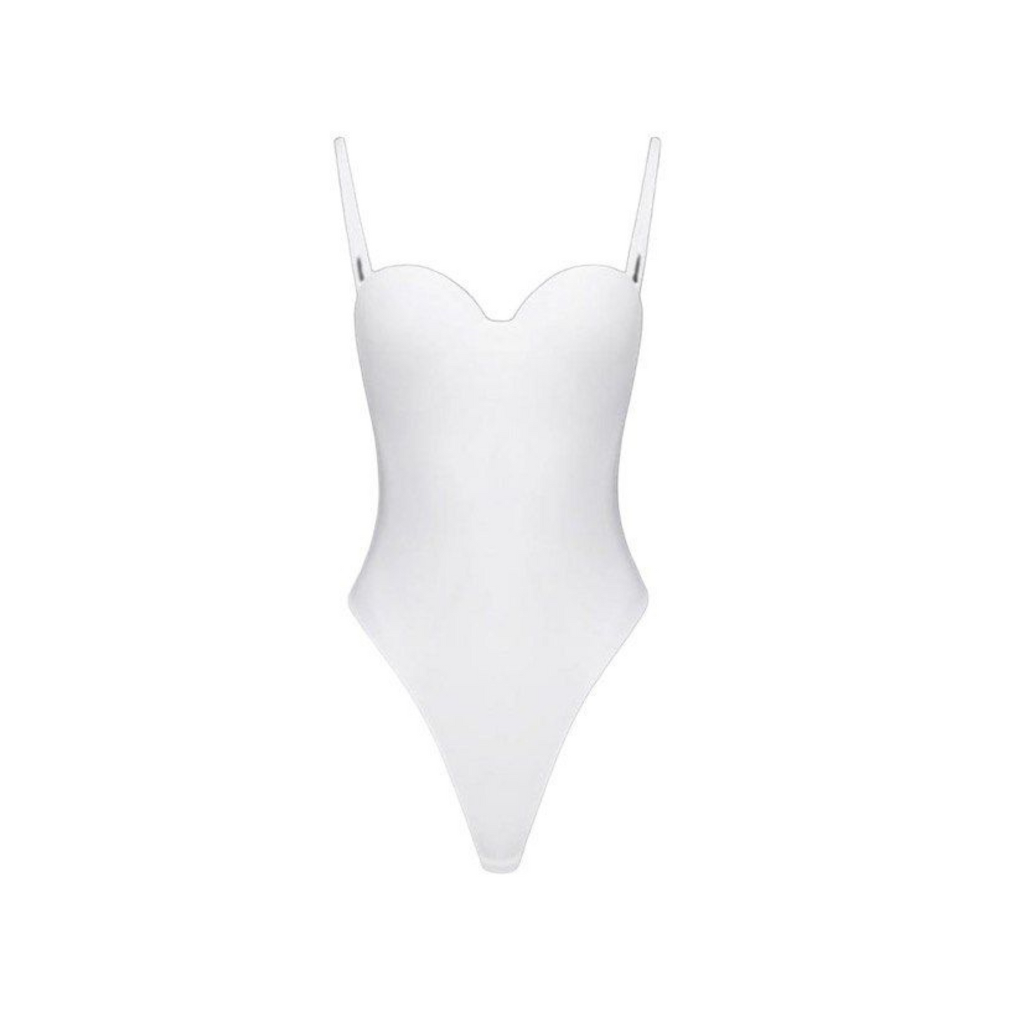 Victoria forming white string bodysuit: Shape Your Confidence with Style