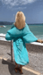 La Mare Kaftan in turquoise